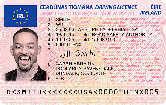 American driver license in europe